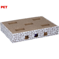 Pet Toys grebalica za mačke, 3 u 1, igračka, 34,5x24,5x6,5 cm Pet Toys grebalica za mačke, 3 u 1, igračka, 34,5x24,5x6,5 cm