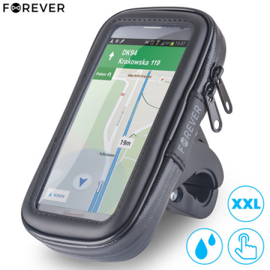 FOREVER BH-100 vodootporna biciklistička torba za telefon, XXL veličina