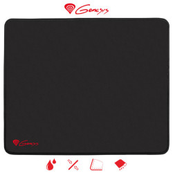 GENESIS Gaming podloga CARBON 500 M LOGO, vodootporan, zaštićeni rubovi, 300X250mm, crna GENESIS Gaming podloga CARBON 500 M LOGO, vodootporan, zaštićeni rubovi, 300X250mm, crna