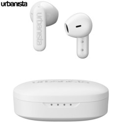 Bežične slušalice URBANISTA COPENHAGEN, Bluetooth® 5.2, TWS, do 32 sata reprodukcije, kontrola na dodir, IPX4 vodootporan, USB Type-C, bijele (Pure White) Bežične slušalice URBANISTA COPENHAGEN, Bluetooth® 5.2, TWS, do 32 sata reprodukcije, kontrola na dodir, IPX4 vodootporan, USB Type-C, bijele (Pure White)