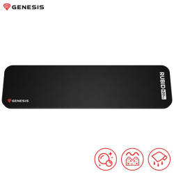GENESIS RUBID 400 TKL jastučić za zapešće, ergonomski, mekana pjena, protuklizni, 360 x 95 mm, crni GENESIS RUBID 400 TKL jastučić za zapešće, ergonomski, mekana pjena, protuklizni, 360 x 95 mm, crni
