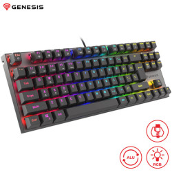 GENESIS THOR 303 TKL gaming tipkovnica, mehanička, RGB LED osvjetljenje, Anti-Ghosting, F1 - F12, aplikacija, crna GENESIS THOR 303 TKL gaming tipkovnica, mehanička, RGB LED osvjetljenje, Anti-Ghosting, F1 - F12, aplikacija, crna