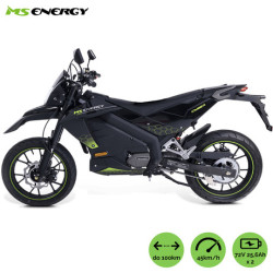 Elektromotor MS ENERGY CYBER, 3000W, 45km/h, domet 100km, LED rasvjeta, LCD ekran, B kategorija, crno zelena