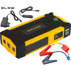 BLOW JS-19 startna baterija / jump starter, 16800mAh, powerbank, zaštita, sigurnosni dodaci, LED, 4x USB, torbica BLOW JS-19 startna baterija / jump starter, 16800mAh, powerbank, zaštita, sigurnosni dodaci, LED, 4x USB, torbica