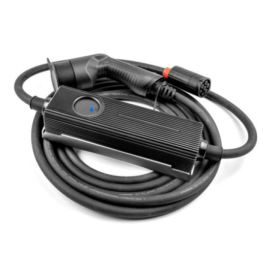 Platinet PC050EV prijenosni EV električni punjač, 16kW, 6m, 6 adaptera, za električna / hibridna vozila, TIP 2/SCHUKO/UK/CEE, LED zaslon osjetljiv na dodir, torba Platinet PC050EV prijenosni EV električni punjač, 16kW, 6m, 6 adaptera, za električna / hibridna vozila, TIP 2/SCHUKO/UK/CEE, LED zaslon osjetljiv na dodir, torba