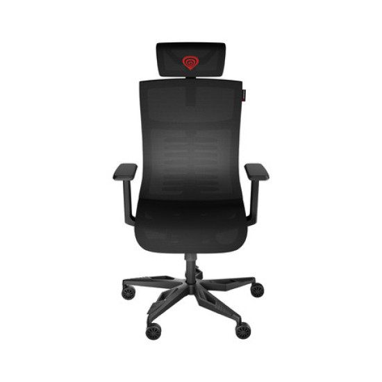 GENESIS ASTAT 700 gaming/uredska stolica, ergonomska, PureFlowPLUS™ tehnologija, ExoBase™ konstrukcija, CareGlide™ kotači, podesiva visina/nagib, crna