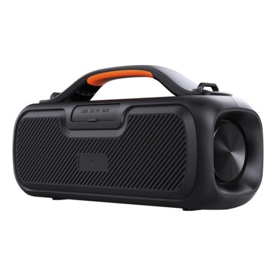 MANTA Boombox SPK216, Bluetooth 5.0, 40W RMS, TWS, punjiva baterija, RGB LED osvjetljenje, IPX5 vodootporan, USB / AUX, Google Assistant & Siri, crna