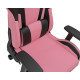 GENESIS NITRO 720 igraća stolica, ergonomska, podesiva visina/nagib, 3D nasloni za ruke, CareGlide™ kotači, ružičasto crna