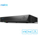 Reolink RLN16-410 jedinica za snimanje, 4TB, povezivanje do 16 kamera, proširiva memorija do 12TB, kontinuirano snimanje, PoE instalacija, crna