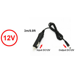 BYINTEK auto punjač za projektore, DC 12V, kompatibilan s BYINTEK projektorima P12 i P20, crni BYINTEK auto punjač za projektore, DC 12V, kompatibilan s BYINTEK projektorima P12 i P20, crni