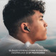 URBANISTA COPENHAGEN bežične slušalice, Bluetooth® 5.2, TWS, do 32 sata reprodukcije, kontrola na dodir, IPX4 vodootporan, USB Type-C, crna (Midnight Black)