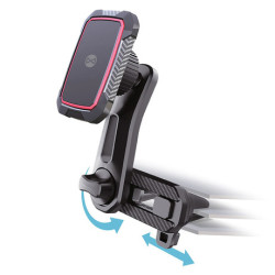 FOREVER MH-250 magnetni auto držač za telefon, rotirajući 360°, 2 magneta, crni FOREVER MH-250 magnetni auto držač za telefon, rotirajući 360°, 2 magneta, crni