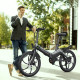 Električni bicikl MS ENERGY i10, sklopivi, gume 20", motor 250W, 6 brzina Shimano, do 50km, do 25km/h, baterija 36V 7.8Ah, crno siva