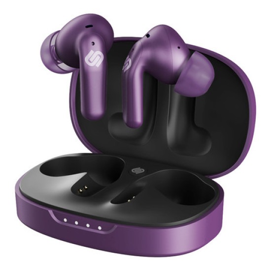 Bežične slušalice URBANISTA SEOUL, Bluetooth® 5.2, TWS, do 32 sata reprodukcije, kontrola na dodir, bežično punjenje, niska latencija, ljubičasta (Vivid Purple)