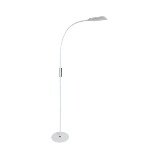 PLATINET PFLU19A LED podna lampa, 9W, daljinski upravljač, 3000-6500K, podesiva svjetlina, savitljiva, bijela