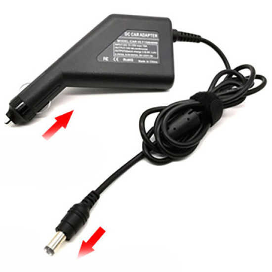 BYINTEK auto punjač za projektore, DC 19V, kompatibilan sa BYINTEK projektorima U70 Pro / U50 Pro / U30 Pro / R15 / R17 / R19, + 3m produžni kabel, crni