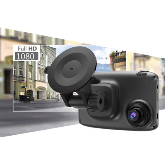Auto kamera i navigacija NAVITEL RE 5 DUAL, 2u1, Full HD 1080p, GPS, Night Vision, 360° rotacijska leća, microSD do 32GB, G-senzor, siva