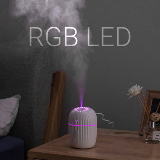 Platinet HAZY PHMAH ovlaživač zraka + LED rasvjeta 7 boja, timer, bijela boja