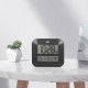 TREVI OM 3520 D digitalni sat, zidni / stolni, vrijeme, datum, temperatura, vlaga, crni