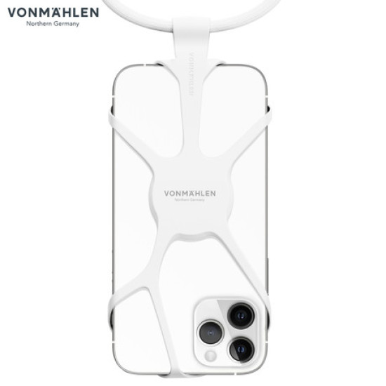 Vonmählen INFINITY® univerzalna narukvica za telefon, silikonska, kompatibilna sa svim telefonima, bijela