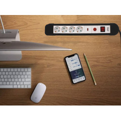 Zaštita od prenapona EXTS-4S5M-WL, 4x utičnica 220/250V, 16A, 3500W, 5m Zaštita od prenapona EXTS-4S5M-WL, 4x utičnica 220/250V, 16A, 3500W, 5m