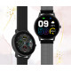 Pametni sat FOREVER ForeVive 2 Slim SB-325, 1.22" ekran, Bluetooth, Android + iOS, baterija, aplikacija, IP68, mjerenje aktivnosti, analiza sna, sportski modovi, crni
