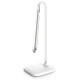 PLATINET PDL6728 LED stolna lampa, 2u1, podesiva svjetlina, noćno svjetlo, baterija, podesivi vrat, bijela