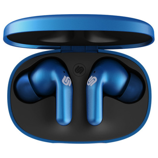 Bežične slušalice URBANISTA SEOUL, Bluetooth® 5.2, TWS, do 32 sata reprodukcije, kontrola na dodir, bežično punjenje, niska latencija, plava (Electric Blue)