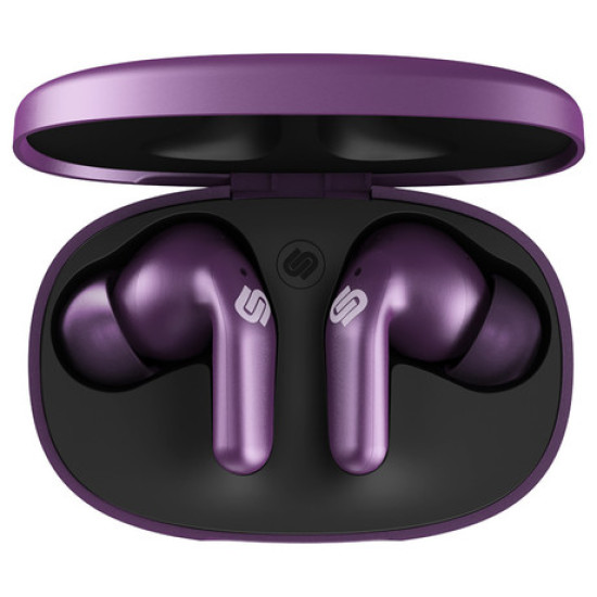 Bežične slušalice URBANISTA SEOUL, Bluetooth® 5.2, TWS, do 32 sata reprodukcije, kontrola na dodir, bežično punjenje, niska latencija, ljubičasta (Vivid Purple)