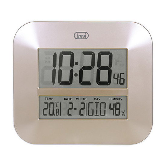 TREVI OM 3520 D digitalni sat, zidni/stolni, vrijeme, datum, temperatura, vlaga, bronca TREVI OM 3520 D digitalni sat, zidni/stolni, vrijeme, datum, temperatura, vlaga, bronca