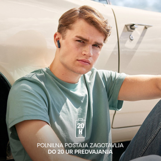 URBANISTA AUSTIN bežične slušalice, Bluetooth® 5.3, TWS, do 20 sati reprodukcije, kontrola na dodir, IPX4 vodootporan, USB Type-C, zelena (Lake Green)