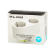BLOW Dual Smart WiFi utičnica, 3600W, 16A, aplikacija, Android + iOS, bijela