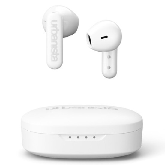 Bežične slušalice URBANISTA COPENHAGEN, Bluetooth® 5.2, TWS, do 32 sata reprodukcije, kontrola na dodir, IPX4 vodootporan, USB Type-C, bijele (Pure White)