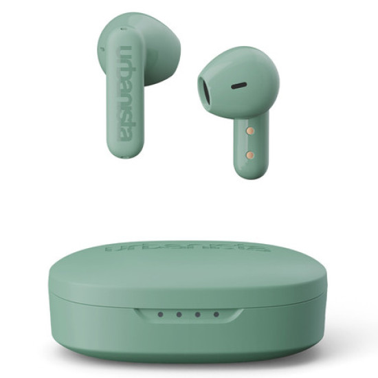 Bežične slušalice URBANISTA COPENHAGEN, Bluetooth® 5.2, TWS, do 32 sata reprodukcije, kontrola na dodir, IPX4 vodootporan, USB Type-C, zelene (Sage Green)