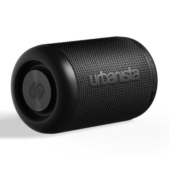 Prijenosni zvučnik URBANISTA MEMPHIS, 5W, Bluetooth® 5.2, TWS, do 12 sati reprodukcije, upravljanje tipkama, IPX5 vodootporan, USB Type-C, crni (Midnight Black)