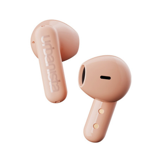 Bežične slušalice URBANISTA COPENHAGEN, Bluetooth® 5.2, TWS, do 32 sata reprodukcije, kontrola na dodir, IPX4 vodootporan, USB Type-C, roze (Dusty Pink)