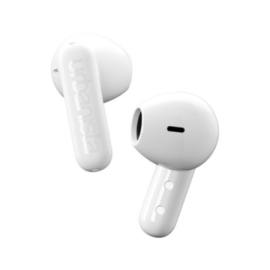 Bežične slušalice URBANISTA COPENHAGEN, Bluetooth® 5.2, TWS, do 32 sata reprodukcije, kontrola na dodir, IPX4 vodootporan, USB Type-C, bijele (Pure White)