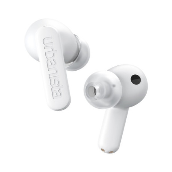 Bežične slušalice URBANISTA ATLANTA, Bluetooth® 5.2, TWS, ANC, do 34 sata reprodukcije, kontrola na dodir, IPX4 vodootporan, USB Type-C, bijele (Pure White)