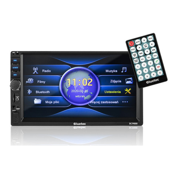 Auto radio BLOW BLUETEC BC9000 78-288 MP5 / 2DIN / 7" ekran u boji osjetljiv na dodir, Bluetooth, USB, SD, Aux-in, ISO konektor