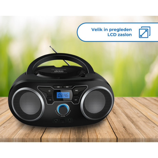 MANTA BBX006 Radio CD, MP3, USB, FM RADIO + Bluetooth 5.0