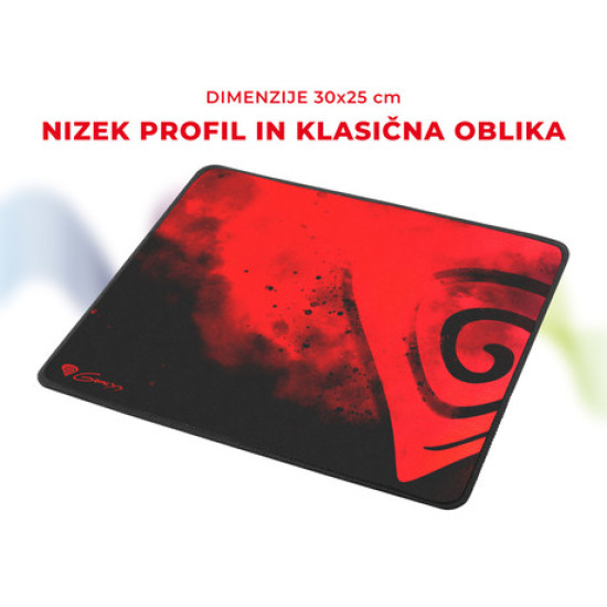 GENESIS Gaming podloga CARBON 500 M HAZE, vodootporna, zaštićeni rubovi, 300X250mm