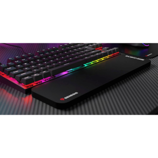GENESIS RUBID 400 TKL jastučić za zapešće, ergonomski, mekana pjena, protuklizni, 360 x 95 mm, crni