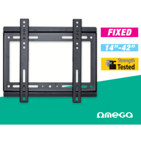 Nosač za TV OMEGA OUTV200B27, 14''-42'', fiksni, Vesa do 200x200