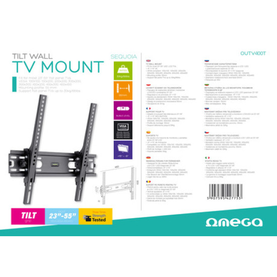 TV nosač OMEGA OUTV400T, 26''-55'', NAGIB
