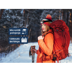 PLATINET LED naglavna svjetiljka PHL2882, 3W, IP20, ugrađena baterija, senzor PLATINET LED naglavna svjetiljka PHL2882, 3W, IP20, ugrađena baterija, senzor