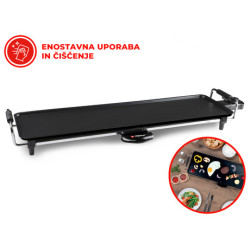 ALPINA Teppanyaki GRILL električna ploča za roštilj, 1800W, 70x23cm ALPINA Teppanyaki GRILL električna ploča za roštilj, 1800W, 70x23cm