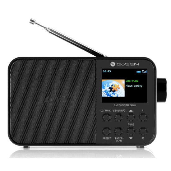 Gogen radio DAB+ DAB 500 BT črn GOGDAB500BTC