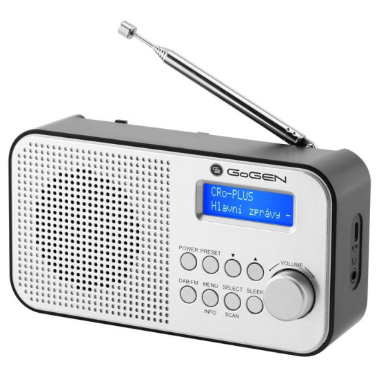Gogen radio DAB+ DAB 300 srebrn GOGDAB300N