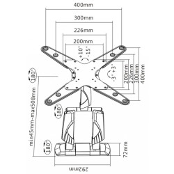 GoGEN nosač za TV TURN L2