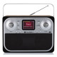 Gogen radio DAB+ DAB 700 BT črn GOGDAB700BTCB